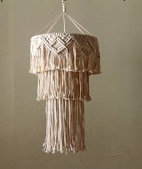 5 out of 5 stars (92) $ 30.00. Buy Crafts Drapes Ivory Macrame Chandelier Lantern Lamp Shade Ceiling Hanging Light Pendant Nursery Mobile 29 X 12 Online At Low Prices In India Amazon In