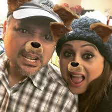 Behind every television reporter...