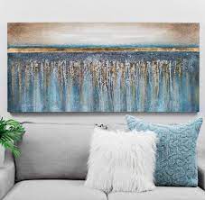 We did not find results for: Soft Blue Decor Is Totally On Trend Right Now Love This Blue And Gold Canvas Art Above The Couch Canvas Art Wall Decor Canvas Wall Art Unique Canvas Art