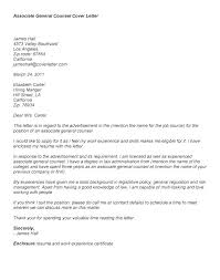 Assistant General Counsel Cover Letter For 2021 Printable And Downloadable Cust