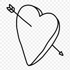 Hand Drawn Heart With An Arrow Design Element Free Image By Rawpixel Com Marinemynt In 2021 Heart Hands Drawing Heart With Arrow How To Draw Hands