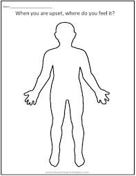 Upset Body Worksheet To Help Kids With Asd Autismteachingstrategies Com Child Therapy Tools Art Therapy Therapy Worksheets