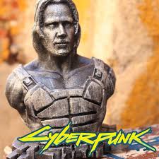 3d Printable Keanu Reeves From Cyberpunk Support Free Bust By Rober Rollin