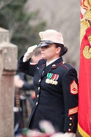 U.S. Marine Corps Gunnery Sgt. Holly Askins, staff
