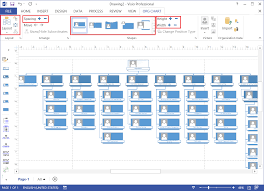 Org Chart Visio Template Download