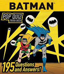 Nov 21, 2017 · the 20 toughest questions to test your dc extended universe knowledge by chris e. Dc Comics Batman Pop Quiz Trivia Deck By Avila Mike Amazon Ae