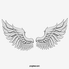 Black And White Angel Wings Clip Art Alas De Angel Pintadas A Mano Angel Clipart Clipart De Alas Ala Png Y Psd Para Descargar Gratis Pngtree Cartoon Angel Wings Angel Wings Png Eagle Art