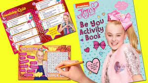 Jojo siwa explains the risk of coming out publicly she felt when talking to her girlfriend beforehand, but #tonight show #fallontonight #jojo siwa #jimmy fallon #siwanators #coming out #lgbtq. Jojo Siwa Be You Activity Book Review Coloring Pages Activities Games Inside Youtube