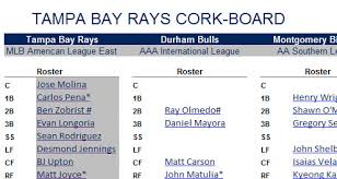 Our Organizational Depth Chart Has Been Updated Rays Index