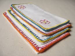 4 Porte Serviette De Table En Coton Brode Range Serviette Retro Broderie Fleurs Colorees Pochette A S Serviette De Table Porte Serviette Table De Couture