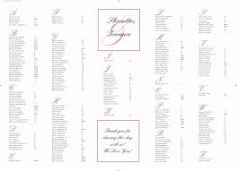 Wedding Seating Charts Templates Free Beautiful Scroll