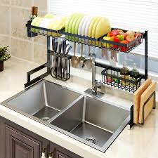 kitchen shelf organizer dish drying