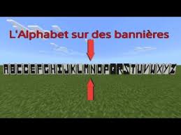 Need minecraft youtube banners to don't know how do you make it? L Alphabet Sur Des Bannieres Minecraft Youtube