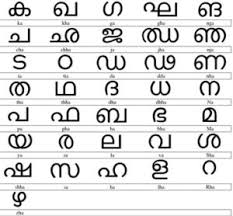 Malayalam Alphabets Words Kerala Kerala