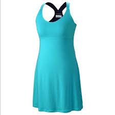 Columbia Dresses Columbia Baja Beauty Blue Tank Dress Poshmark