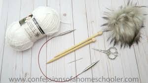 This flat knit hat is a super easy knitting project even for beginners and a fun way to start knitting for the holidays or to simply knit a cozy hat for yourself. How To Knit A Hat For Beginners Tutorial Confessions Of A Homeschooler