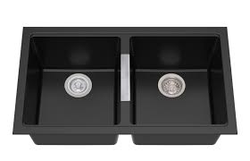 Deervalley gives a simplistic yet elegant style to your kitchen. Kraus Kgu 434b 32 1 2 Double Basin Undermount Build Com Composite Kitchen Sinks Double Basin Granite Composite Kitchen Sink