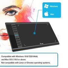 Ugee Digital Graphics Tablets M708 V2 10x6 Inch Drawing Tablet For Painting 8192 Pressure With Passive Drawing Tablet Graphics Tablet Digital Drawing Tablet