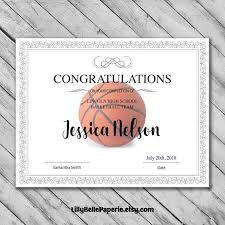 Select a template design and customize with our free certificate maker. Editable Basketball Certificate Template Printable Etsy Printable Certificates Certificate Templates Awards Certificates Template