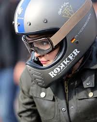 Motorcycle Helmets Motorcycle Girl Cafe Racer Helmet Cafe Racer Girl