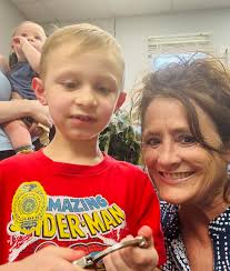 Verbal parental consent given for posting**. We had a VIP come and visit  our officers and department today. He loves police officers and police  shows. Little man had a blast today.💙♥️💛🧩💜🧡