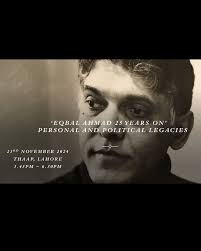 Eqbal Bhai was a teacher, a mentor, a friend, an Uncle and is still a  constant inspiration. Join us to celebrate his life and his achievements,  his dreams and his vision for