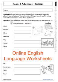 That's where our printable worksheets come in handy. Grade 7 Online English Language Worksheets Nouns And Adjectives For More Worksheets Vis Year 7 English Worksheets Nouns And Adjectives English Worksheets Pdf
