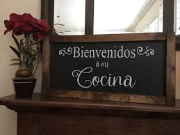 Farmhouse Signs Farmhouse Decor Home And Living Wood Signs Wall Hangings Home Decor Kitchen Spanish Decor Spanish Style Decor Spanish Home Decor Spanish Decor