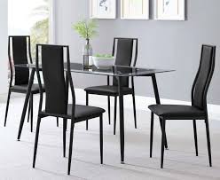 Delta 5 Piece Set With Black Metal Frame 279 00 Table 55 X 31 5 X 30 H Chair Rustic Dining Room Sets Dining Room Arrangement Metal Base Dining Table