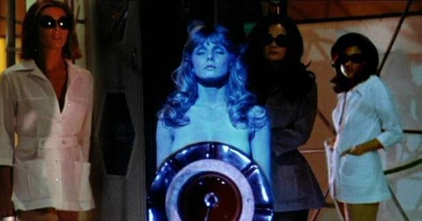 Invasion of the Bee Girls 1973 movie scene