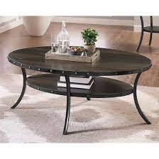 Sold by tekcom shop usa. Roundhill Furniture Biony Espresso Wood Nail Head Trim Coffee Table Walmart Com Coffee Table Oval Coffee Tables Decorating Coffee Tables