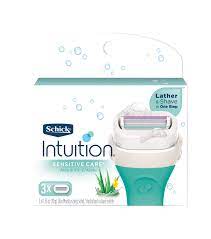 Mit dem cat care sensitive. Schick Intuition Sensitive Care Women S Razor Blade Refills 3 Ct Caja Usa