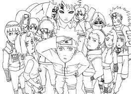 In a few coloring pages naruto is drawn along with other characters in the series. Free Printable Naruto Coloring Pages Enjoy Coloring Fox Coloring Page Online Coloring Pages Cartoon Coloring Pages