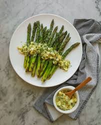 Grilled Asparagus With Sauce Gribiche I Www Girlontherange Com Grilled Asparagus French Frenchfood French Asparagus Recipe Asparagus Grilled Asparagus