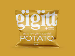 Dieline Vegetable Chips Snack Brands Chip Packaging