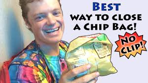 If you don't have a bag clip, you have a few options when it comes to keeping your chips fresh. Best Way To Re Seal A Chip Bag No Clip Youtube
