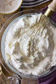 Heavy Cream Beaten To Stiff Peaks For Homemade Whipped Cream Homemade Whipped Cream Recipe Homemade Whipped Cream Recipes With Whipping Cream