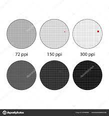 A lower dpi setting will make them appear smaller and a higher setting will make them appear bigger. Vektorgrafiken Dots Per Inch Vektorbilder Dots Per Inch Depositphotos