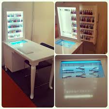 Hbt Design E Ait Yeni Urun Manikur Masasi Led Isikli Cekmeceli Oje Rafi Pens Cekmecesinde Ultraviyole Isik Tirna Yatak Odasi Dolap Duzenleme Raf Mobilya