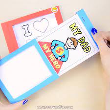 Step by step instructions for making father's day magic cards. How To Make A Diy Father S Day Magic Card Template Included Easy Peasy And Fun