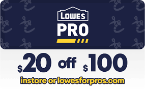 One Lowes 20 Off 100 Printable Instore Or Online Coupon Instant Email And Download Hugeoff Com In 2020 Lowes Printable Coupon Home Depot Coupons Online Coupons