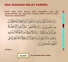 Doa ringkas / mudah selepas solat (rumi). Doa Selepas Solat Fardhu Avi Youtube