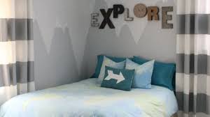 Plus, i'm going to tell you exactly how i did the mountain mural that inspired the whole room. A Mountain Mural For The Little Explorer Lovely Etc