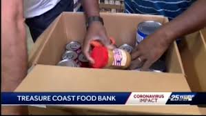 Distributes pounds of food to people struggling with hunger. Wpbf Volunteers Pack Food At Treasure Coast Food Bank Treasure Coast Food Bank