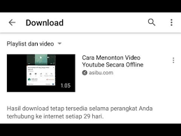 Cara nonton offline di youtube. Cara Menonton Video Youtube Secara Offline Youtube