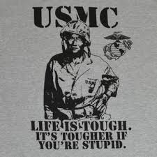  Usmc Life Is Tough John Wayne T Shirt Sgt Grit Usmc Military Quotes Once A Marine
