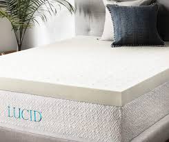 Giveaway Lucid 4 Inch Memory Foam Mattress Topper Up To 240 Value Foam Mattress Topper Foam Mattress Top Memory Foam Mattress