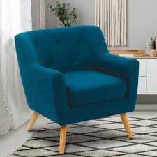 Bleu petrole et bleu canard. Fauteuil Bleu Petrole Cdiscount
