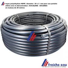 Où 35% de l'eau rejetée est traitée pour redevenir potable. Tuyau Pour La Distribution D Eau Sous Pression Max 12 5 Bars Eucalene Socarex Diametre 20 X 2 Mm En Rouleau De 25 Metres