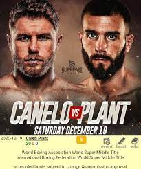Check the excellent boxrec for all bouts. Uzivatel Aldair Miranda Na Twitteru Boxrec Pone Como Oficial Fecha Y Rival Para El Regreso De Canelo 19 De Diciembre Contra El Invicto Caleb Plant 20 0 Https T Co Dojdivqlsh